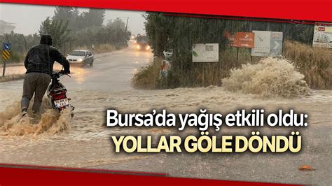 Antalyada sağanak yağış etkili oldu Vatandaşlar zor anlar yaşadı